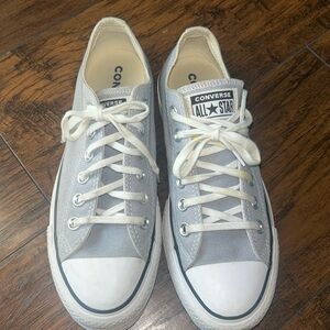 Women platform converse size 7